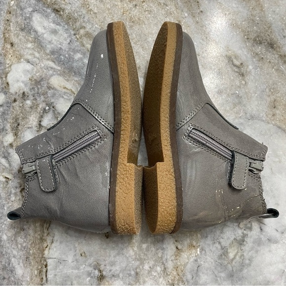 New Kids Naturino Arthur Chelsea Shiny Leather Boots - Picture 7 of 12